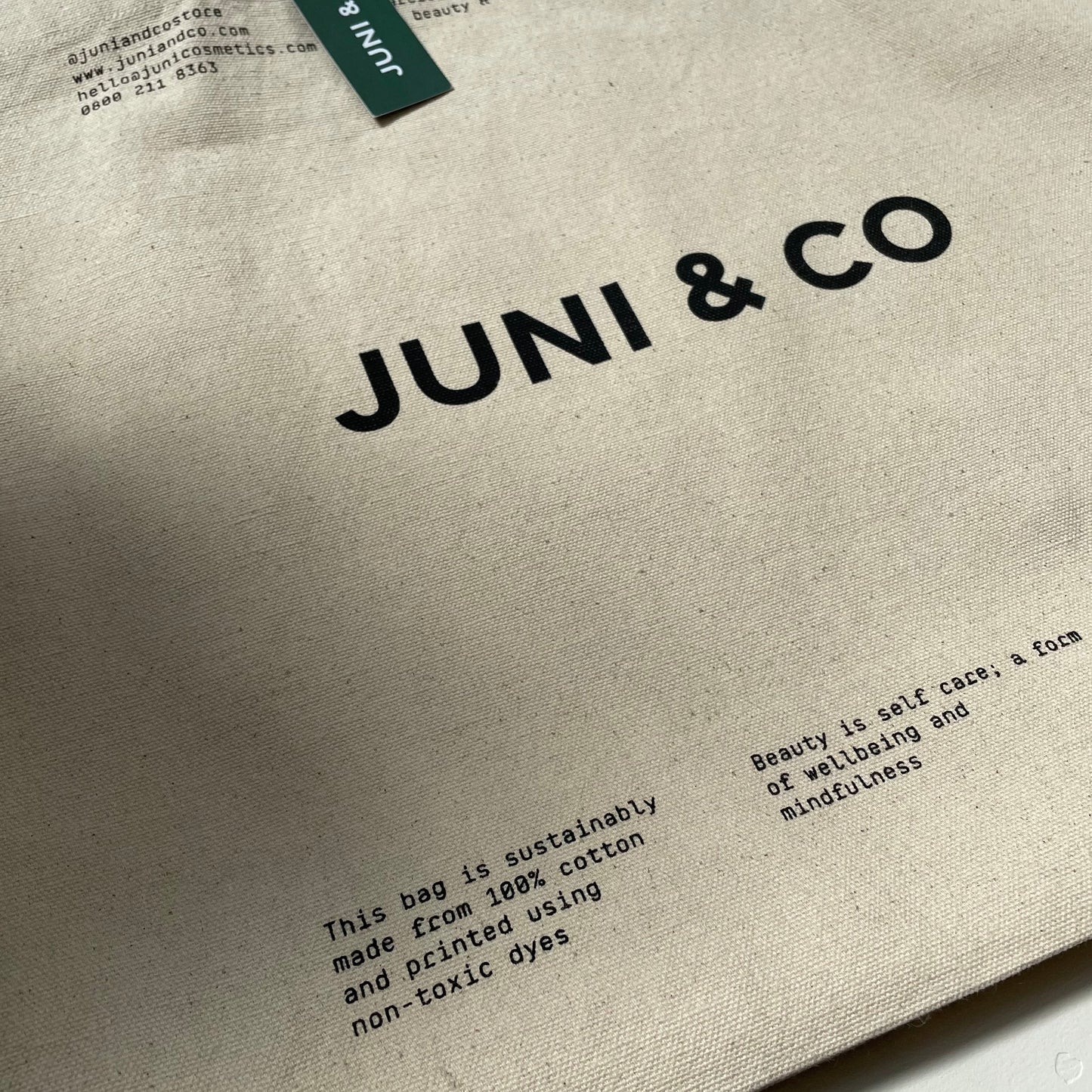 JUNI & CO Sustainably Made Tote Bag