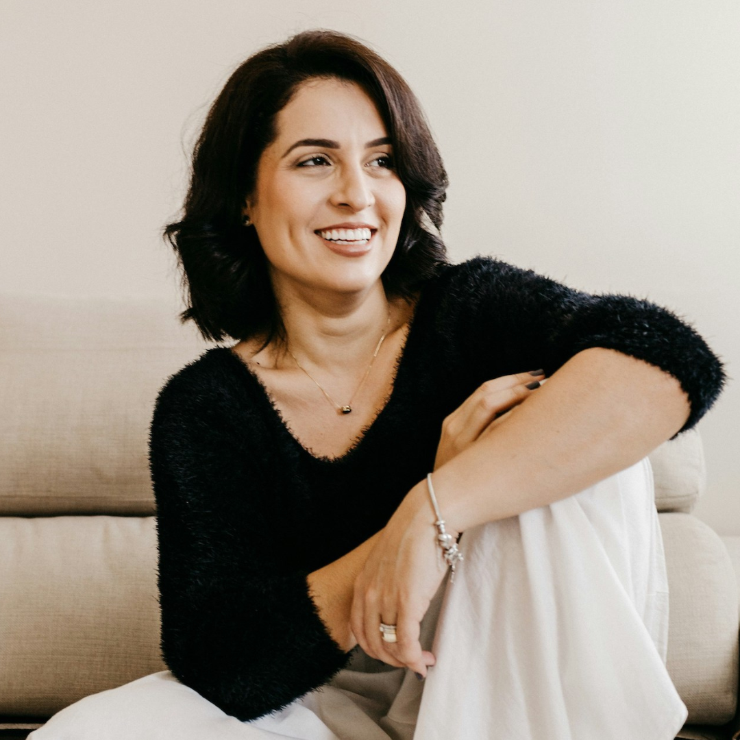 Woman smiling