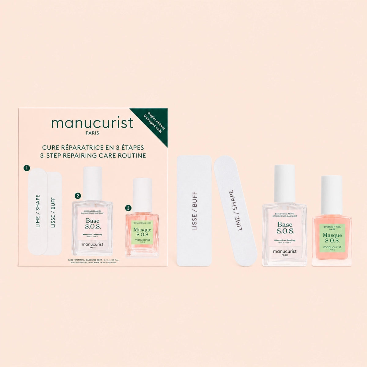 Manucurist 3-Step Repairing Care Routine
