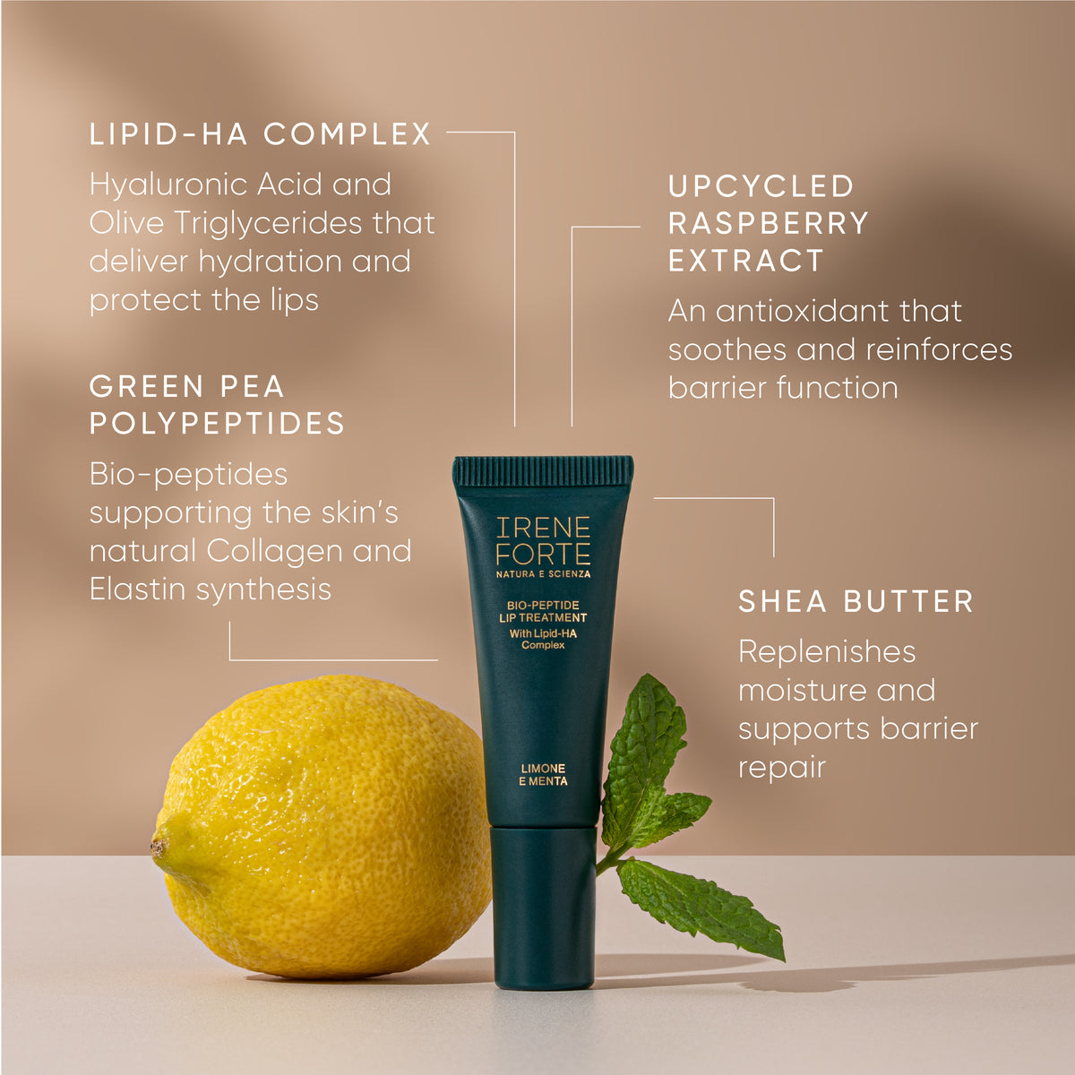 Irene Forte Bio Peptide Lip Treatment With Lipid-HA Complex