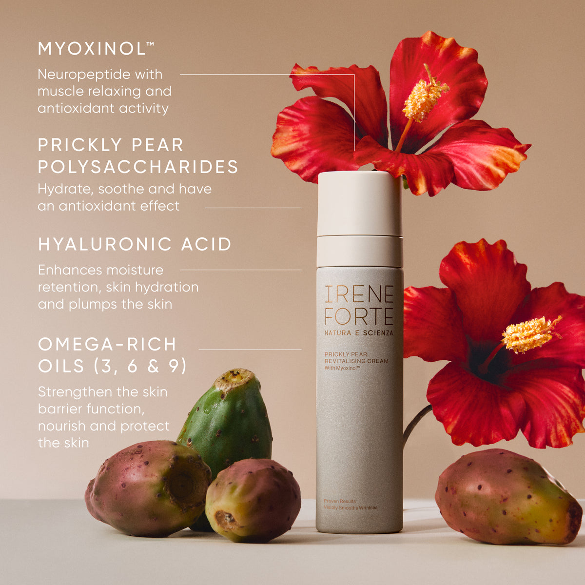 Irene Forte Prickly Pear Revitalising Cream With Myoxinol™