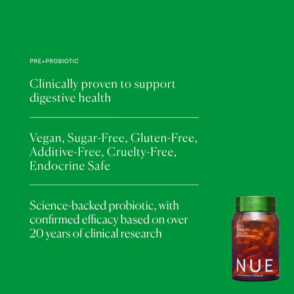 The Nue Co. Prebiotic + Probiotic Supplement