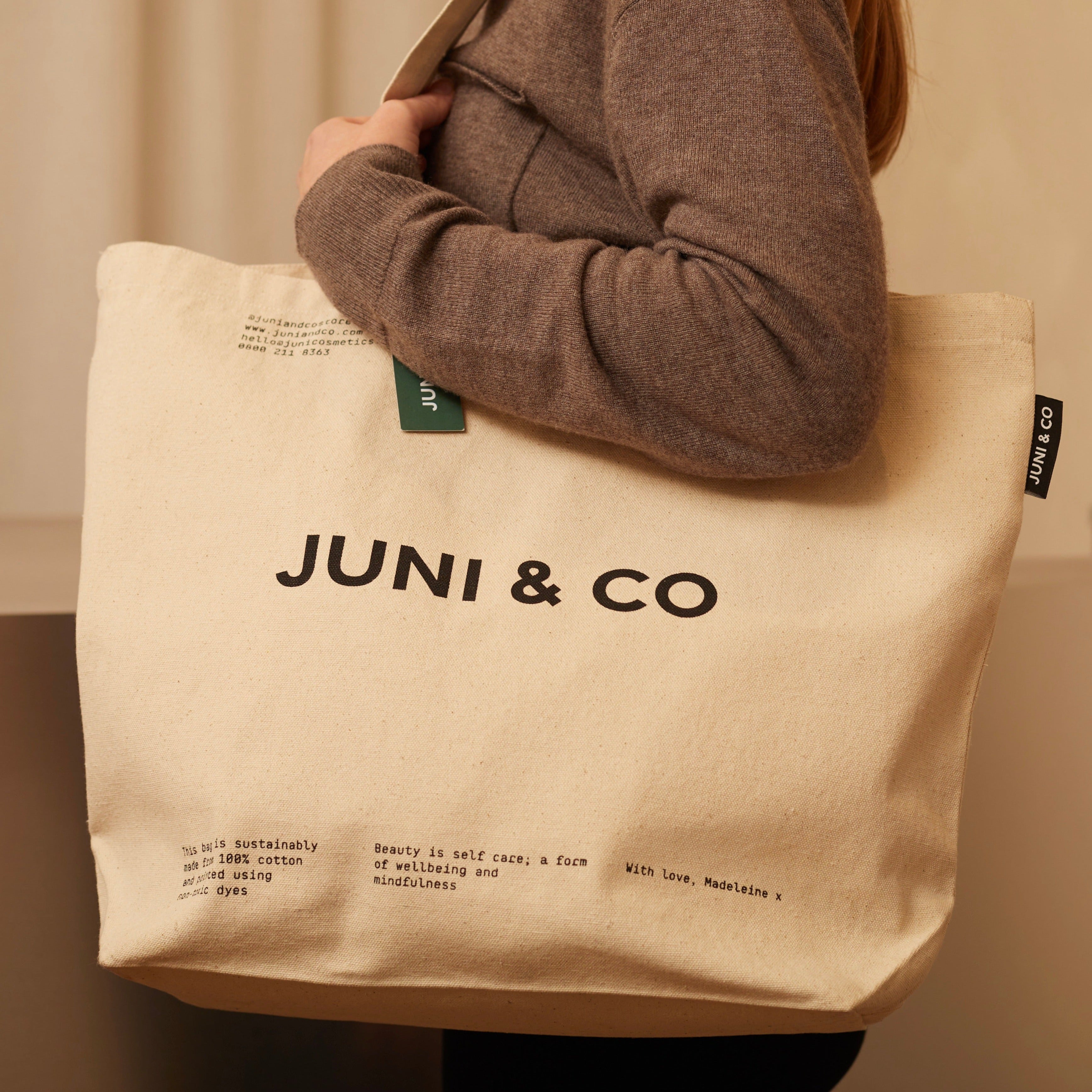 JUNI & CO Sustainably Made Tote Bag